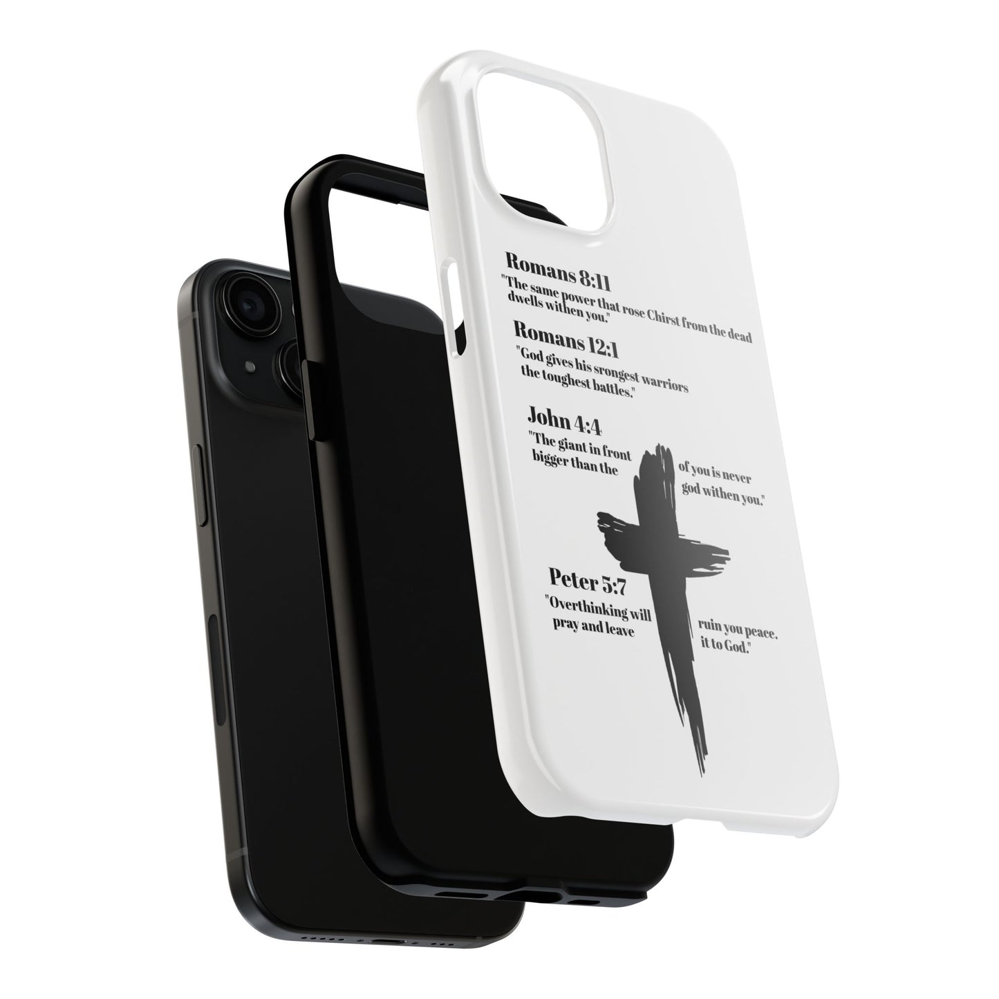 Christian Inspirational Phone Cases, Tough Case with Bible Verses, Gift for Faith Lovers, Durable Spiritual Accessories, Everyday Use